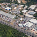 Marsh Mills Retail Park Plymouth  aerial photograph