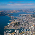 Plymouth UK aerial photograph