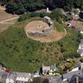 Plympton Castle aerial photograph