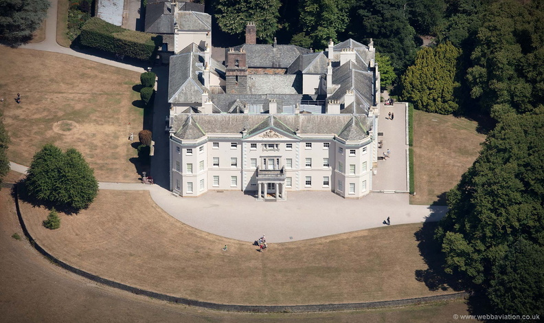 Saltram House aerial photograph