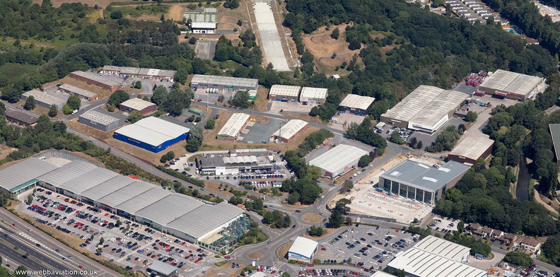 St Modwen Road Parkway Industrial Park Plymouth  aerial photograph