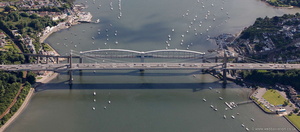 Tamar Bridges  aerial photograph
