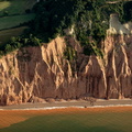 Jurassic Coast World Heritage Site from the air
