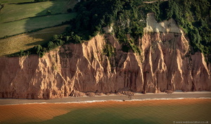 Jurassic Coast World Heritage Site from the air