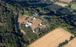 Norman Lockyer Observatory  from the air