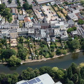 St Peters St Tiverton from the air