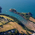 Watermouth harbour  aerial photograph