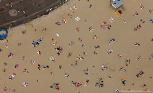 Bournemouth Beach  from the air 