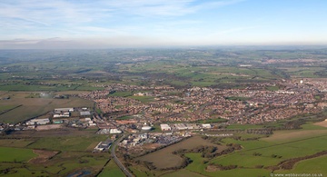 Bishop Auckland from the air