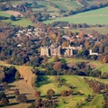 Brancepeth Castle  from the air