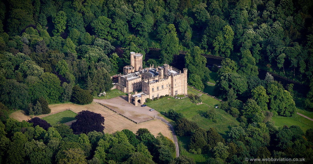 Lambton Castle aerial photograph