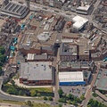 The Cornmill Shopping Centre Darlington town centre from the air