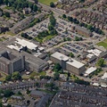 Darlington Memorial Hospital from the air