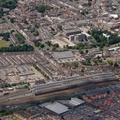 Darlington railway station  from the air