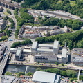 Milburngate House, Durham from the air
