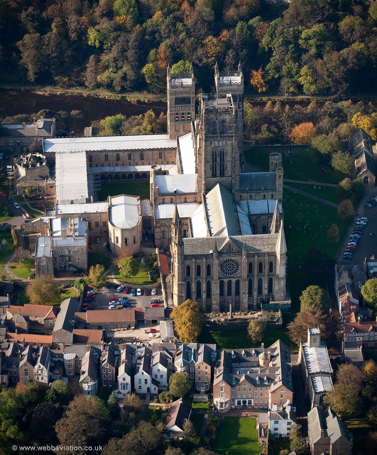 Durham Cathedral from the air
