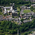 Durham Cathedral, Durham Castle and Durham University from the air