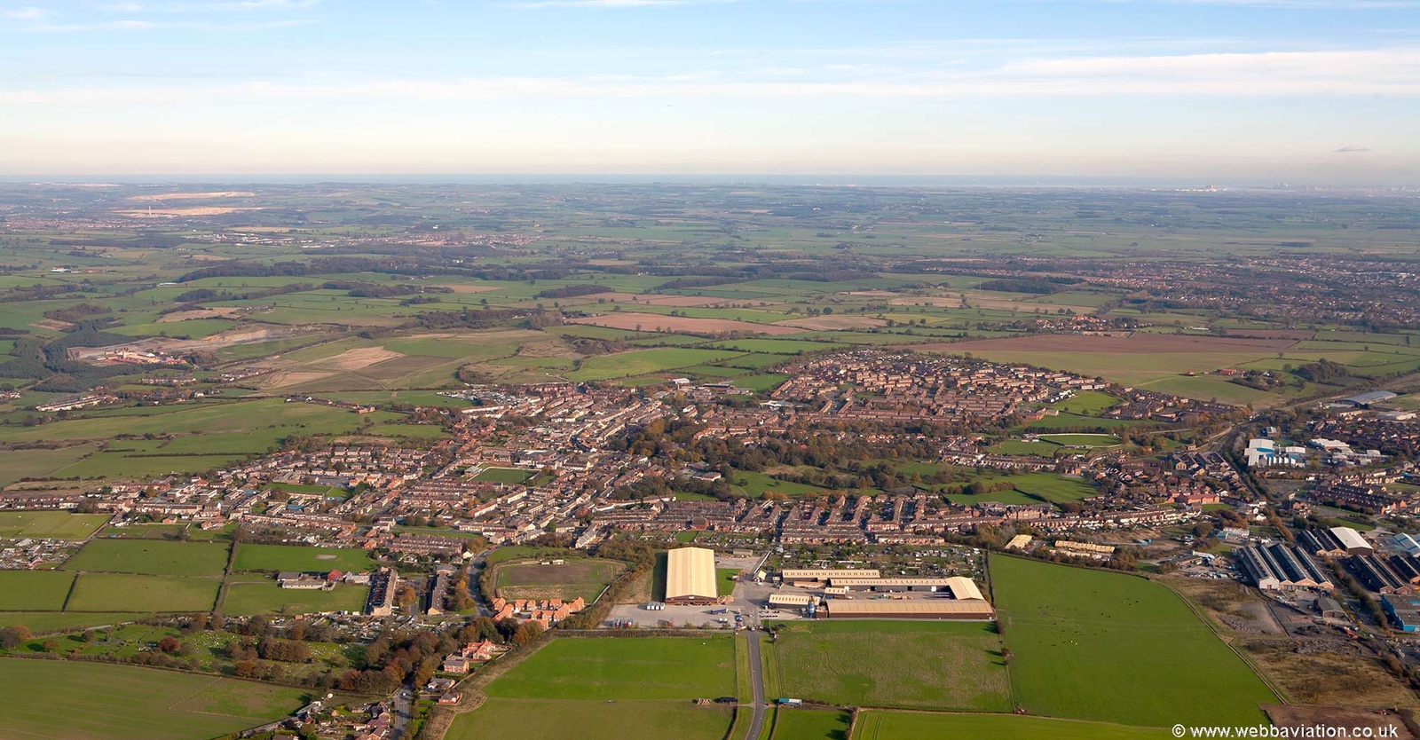 Shildon from the air