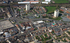 Norton Rd  Stockton-on-Tees aerial photograph