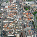 Stockton-on-Tees town centre  aerial photograph