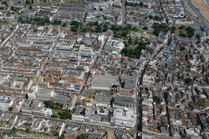 Brighton town centre from the air
