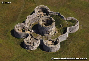 Camber Castle East Sussex  aerial photograph 