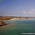 Seven Sisters on Sussex coast aerial photograph 
