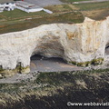 Telscombe Cliffs on Sussex coast aerial photograph 