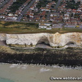 Telscombe Cliffs on Sussex coast aerial photograph 
