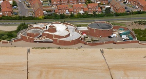 Sovereign Water Works Eastbourne  from the air