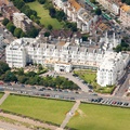 The Grand Hotel on King Edward's Parade Eastbourne from the air