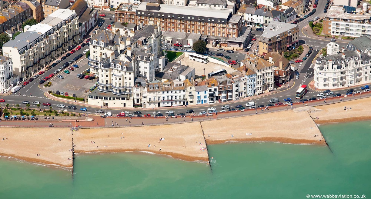 Royal Parade , Eastbourne from the air