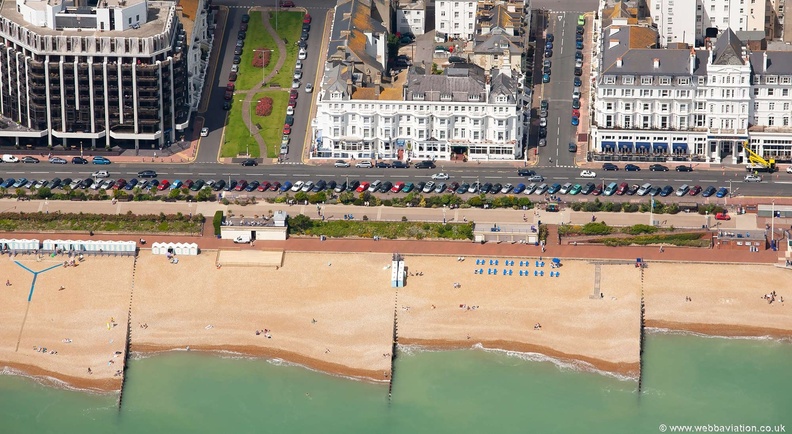  traditional seafront hotels in Eastbourne  from the air