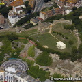 Hastings Castle East Sussex aerial photograph 