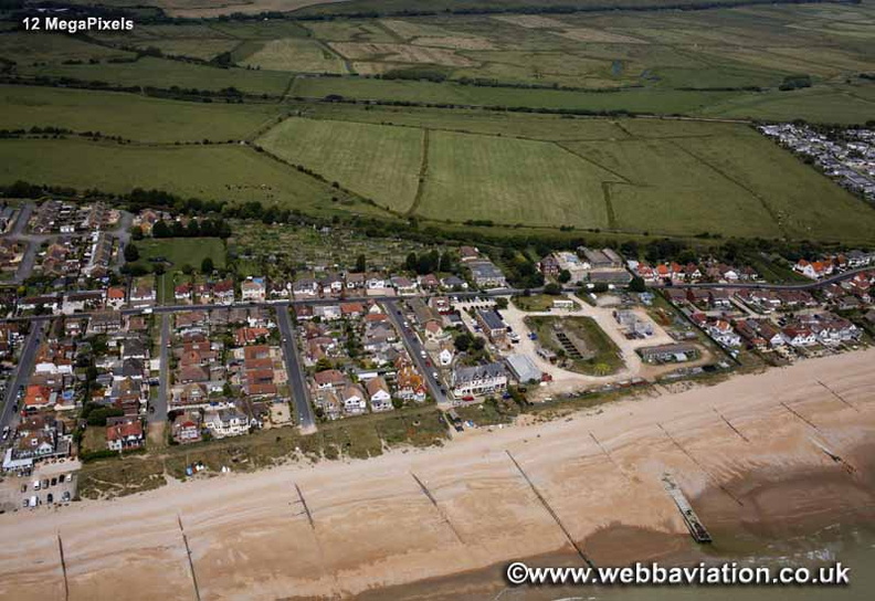 Pevensey East Sussex aerial photograph 