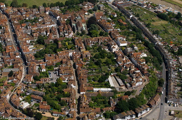 Rye East Sussex aerial photograph 