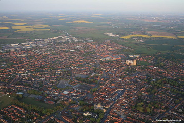 Beverley Yorkshire UK aerial photograph