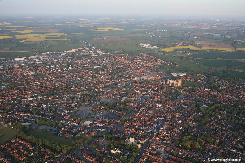 Beverley Yorkshire UK aerial photograph