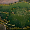 Meaux Abbey Yorkshire UK aerial photograph