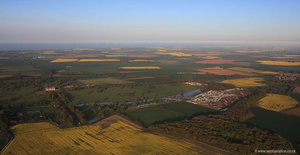 Burton Constable Hall & Holiday Park Yorkshire  aerial photograph