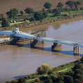  River Aire near Eggborough Yorkshire  aerial photograph