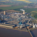  BP Chemical refinery aka Saltend Chemicals Park in Hull aerial photograph