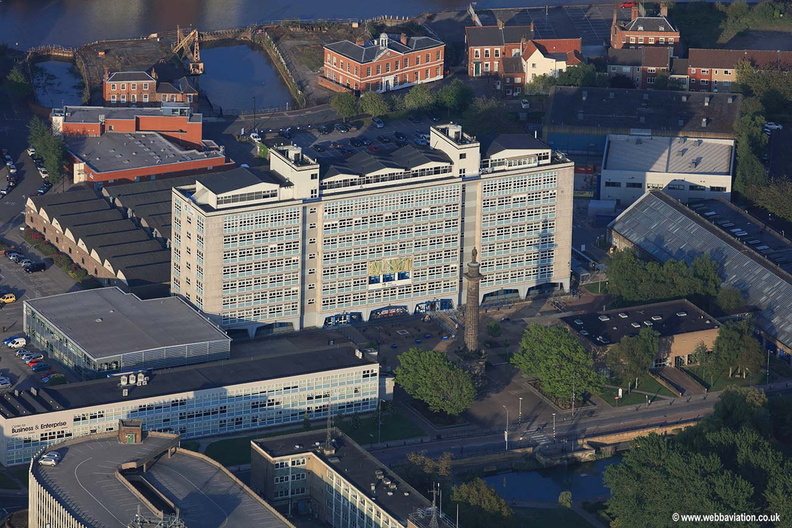 Hull College aerial photograph