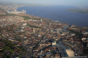 Hull UK aerial photograph