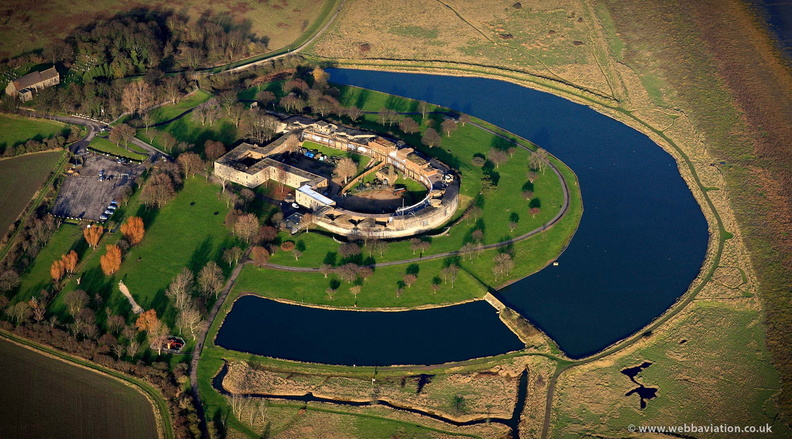 Coalhouse Fort from the air  