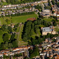 Castle Park Colchester from the air  