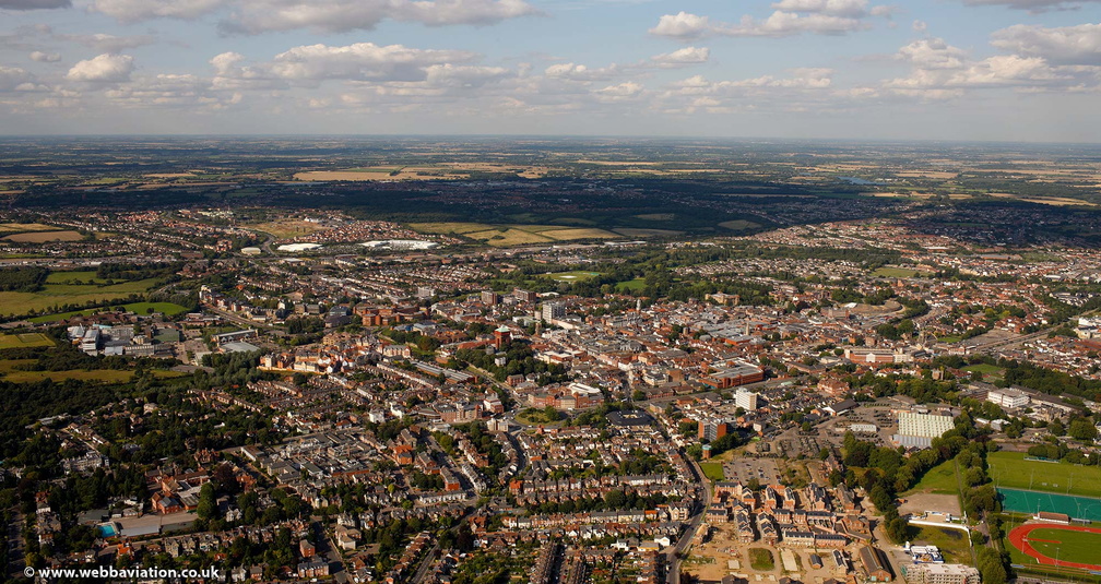 Colchester from the air  