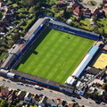 Layer Road football ground, aerial photograph 