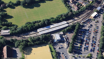 Loughton tube station from the air