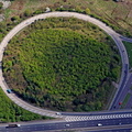 Chigwell Lane slip road on the M11   from the air